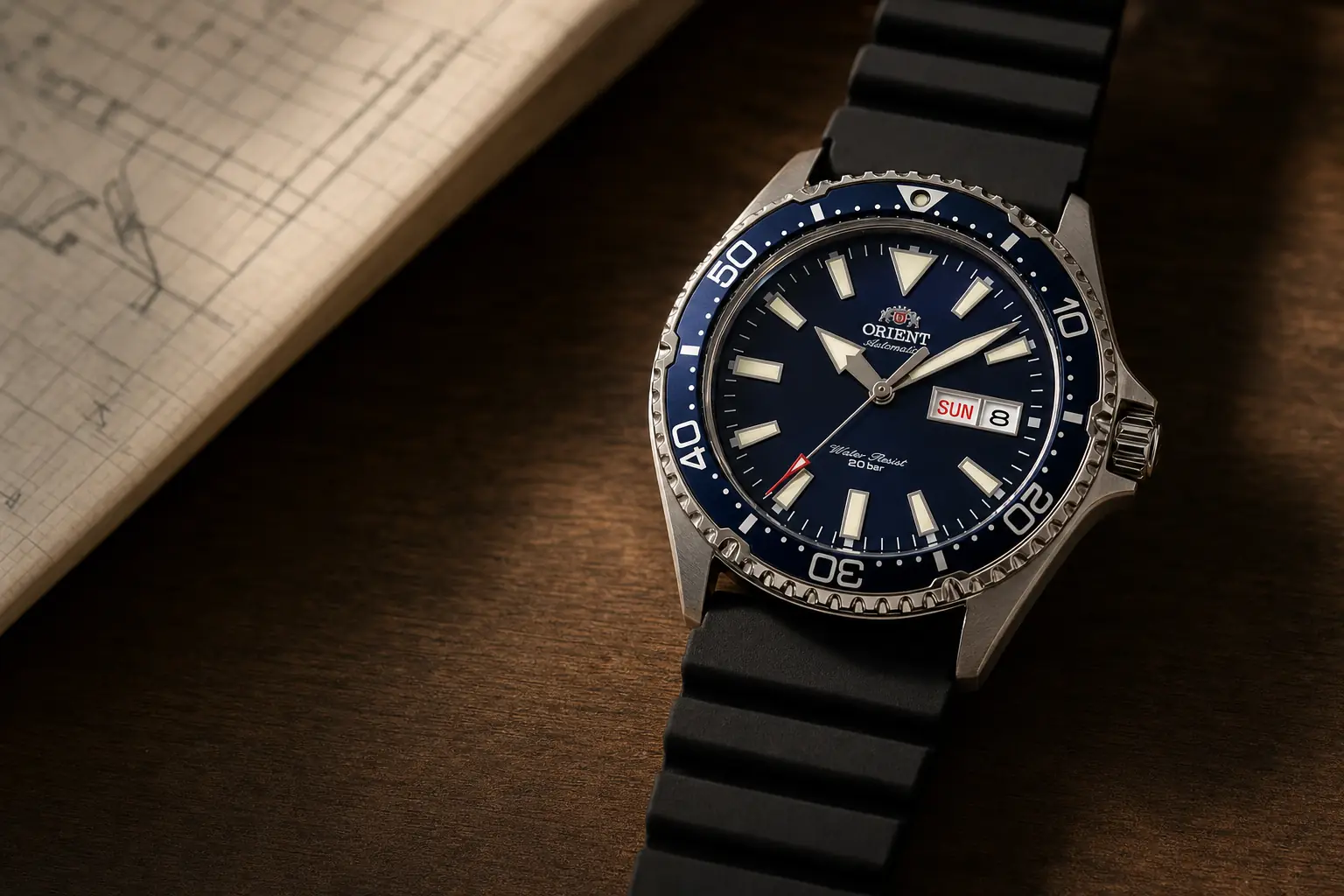 A Orient é de 1901. Ela foi comprada adulta, e não nasceu dentro da Seiko.
